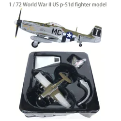 Fine 1 / 72 World War II US p-51d fighter model  Aa27706 alloy model