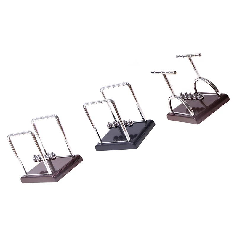 Crafts Newton\'s Cradle Desk Table Decor Metal Pendulum Ball Newton Ball Physics Science Pendulum Steel Balance Ball