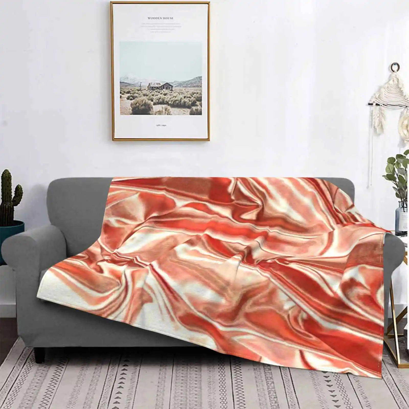 Rose Luxury Design Hot Sale Printing High Qiality Flannel Blanket Luxury Max New Wonderful Yellow Goldenmarble Texture Marble