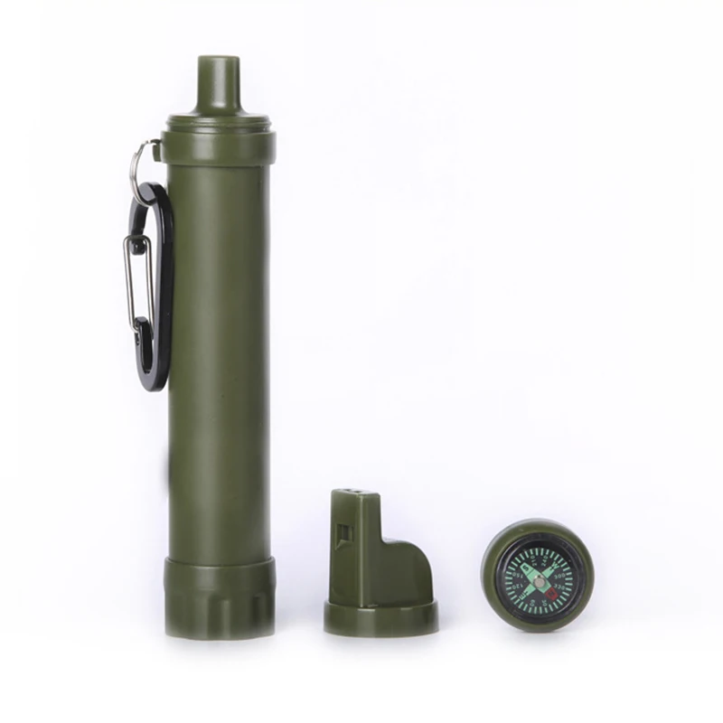 Portable Water Filter System, Outdoor Survival, Camping, Hiking, Emergency Elements, 1Pc