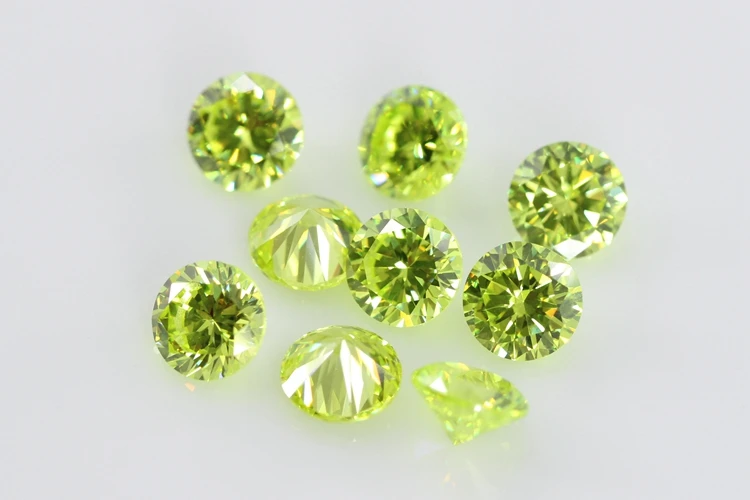 5A Qaulity 1.0~3.0mm Various 20 Colors Loose Cubic Zirconia Stones Round Brilliant Cut Loose CZ Synthetic Gem For Woman Jewelry