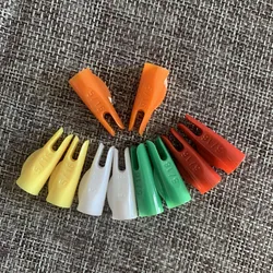100pcs Archery Arrow Nock 5/16 OD 8mm Fit For Diameter 7mm Wood Arrow Bamboo Arrow Shaft Outdoor Shooting Arrow Accessories