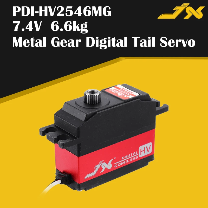 

Hot JX PDI-HV2546MG 25g Metal Gear Digital High Voltage Coreless Motor Tail Servo For RC TREX Align ALZRC 450 500 Helicopter