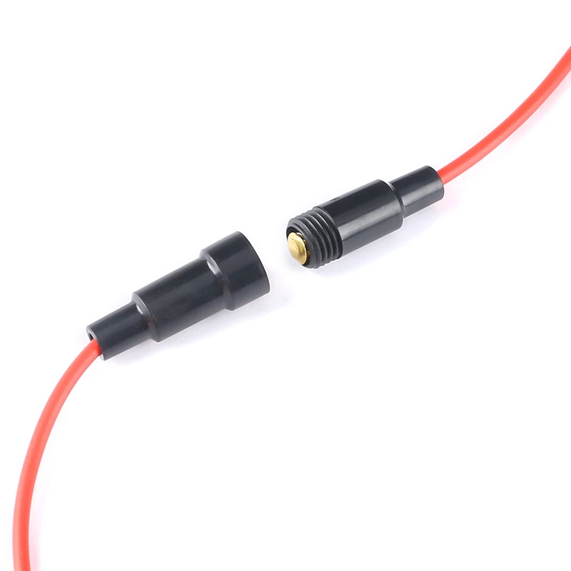 5pcs Fast-Blow Screw Type AGC Inline Tube Fuse Holder 250V 15A 22AWG For Glass Fuse 5X20mm  6X30MM Electrical Equipment Supplies