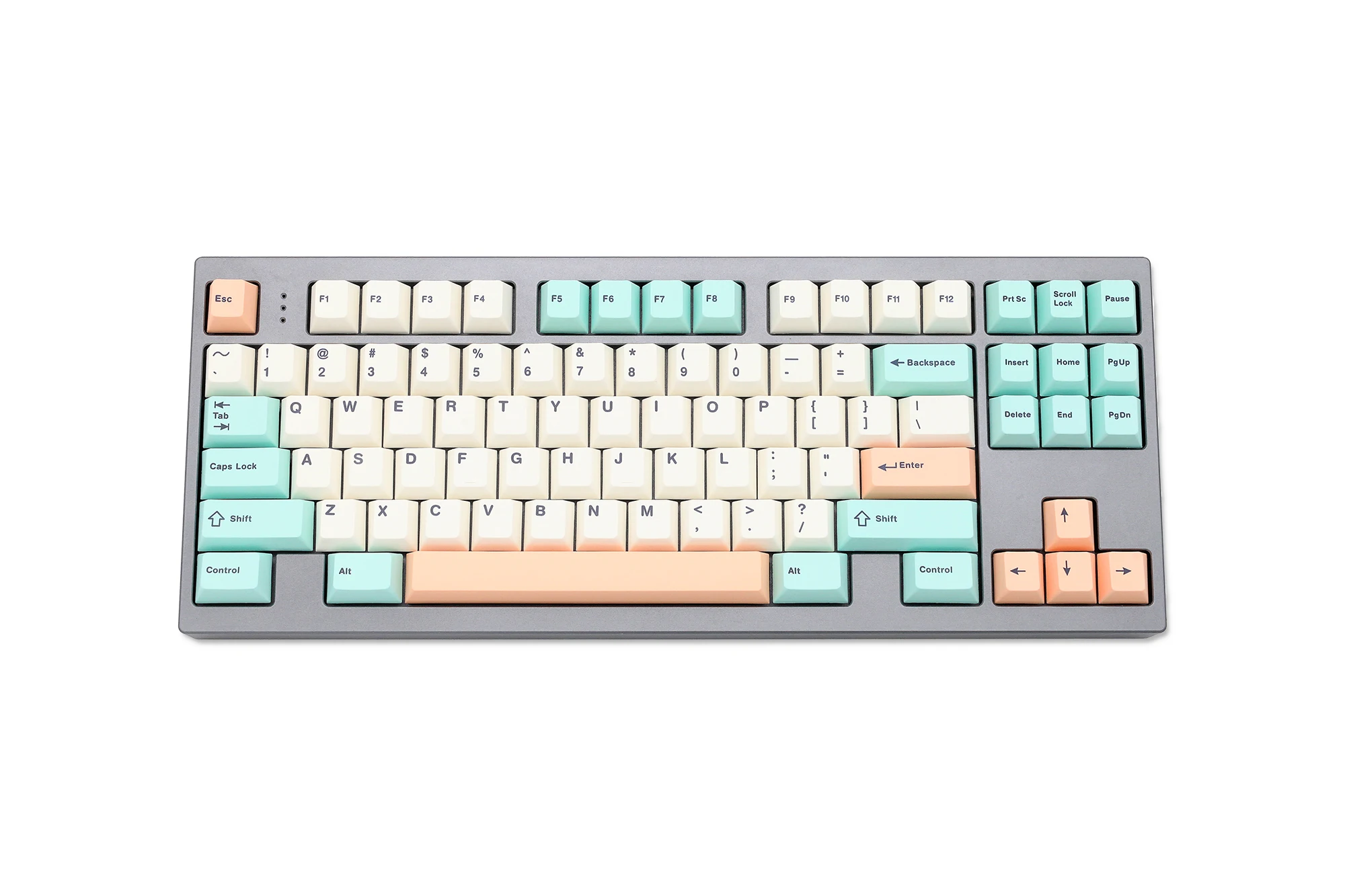 WM Elegant Beige Green Dye Sub Keycap Thick PBT Cherry Profile for keyboard 87 tkl 104 ansi xd64 bm60 xd68 bm65 bm68