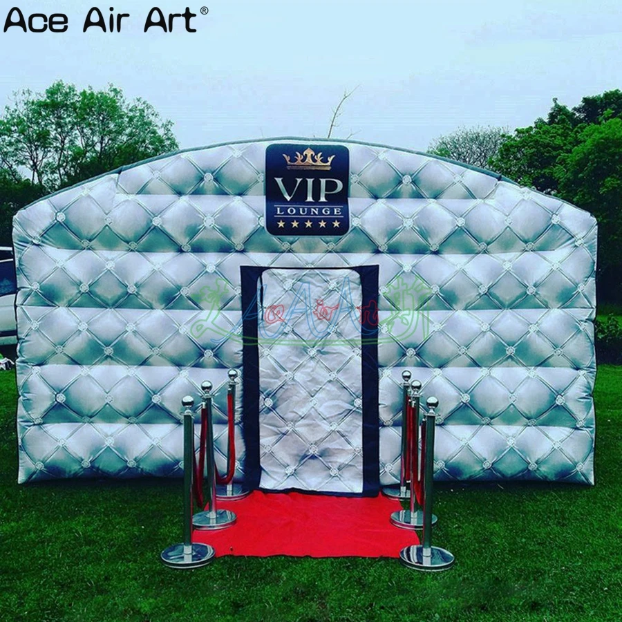 2023 4m/13 pies cubo inflable portátil al aire libre VIP salón fiesta impermeable club nocturno casa discoteca tienda para la venta