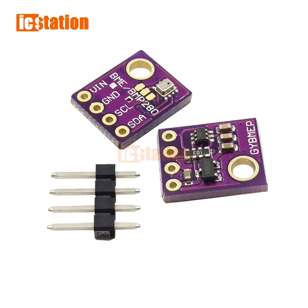 GY-Sensor de temperatura y presión de aire BMP280, módulo de sensores digitales barométricos para Arduino, 5V, I2C SPI, 1,8-5V, GY-BMP280-3.3V