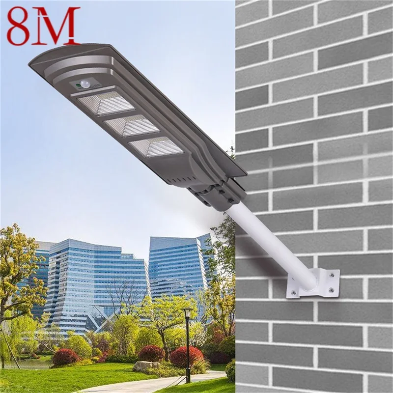 

8M Solar Wall Light Outdoor LED Waterproof IP65 Modern Patio Garden Human Body Induction Street Lights For Home Porch Garden