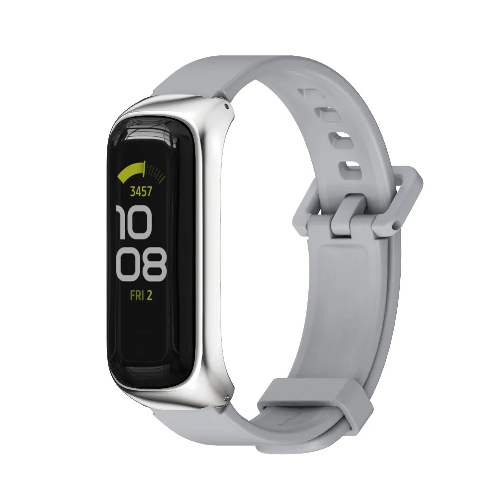 Силиконовый спортивный браслет для Samsung Fit 2, сменные браслеты для часов Galaxy Fit 2, кожаный ремешок Correas