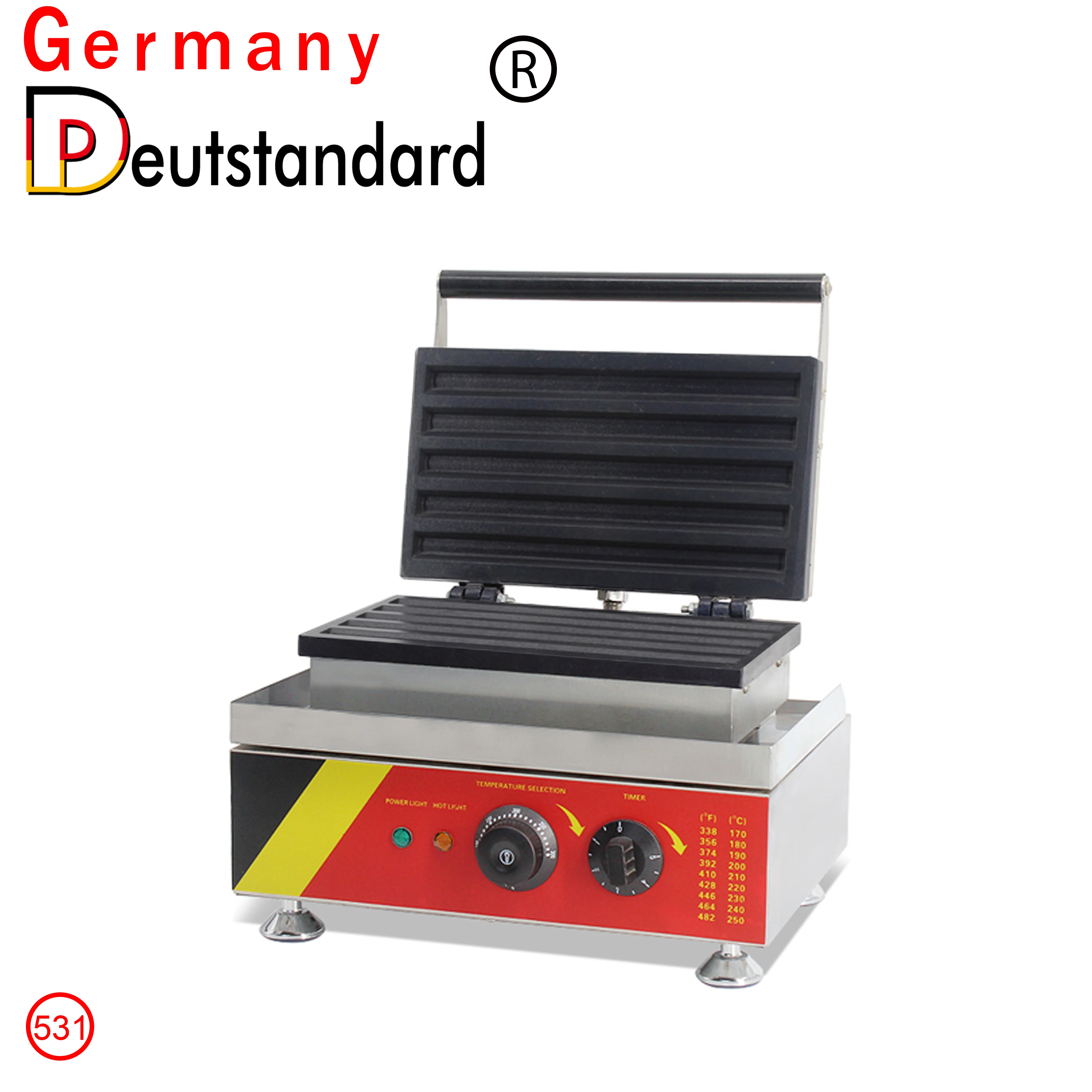 Mesin pembuat wafel otomatis Churros, peralatan membuat Churros Stainless Steel dengan kualitas tinggi