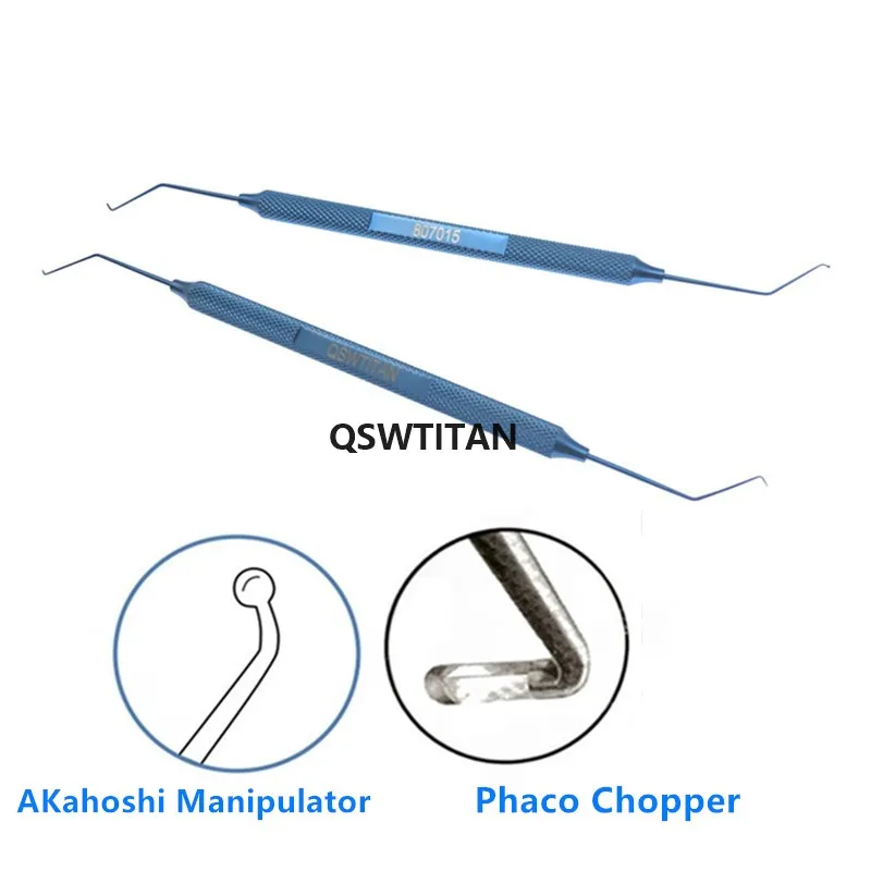 Double Phaco Chopper Ophthalmic Spatula Manipulator Sinskey Hook Ophthalmic Veterinary Surgical Instruments