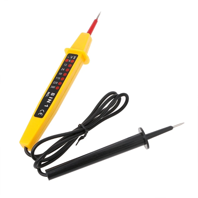 8 In 1 Tester Voltage AC DC 6-500V Auto Electrical Pen Detector