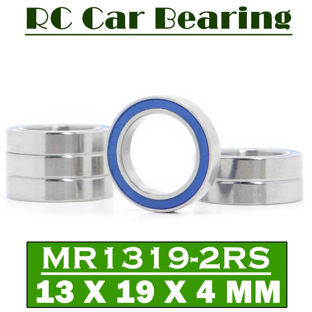 MR1319RS Bearings Blue Sealed 13*19*4 mm ( 6 PCS ) MR1319 2RS Ball Bearing Parts For Hobby RC Car Truck