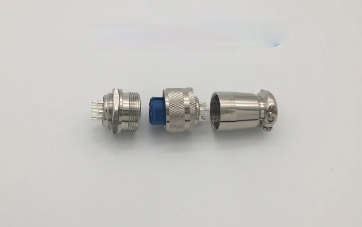 Aviation Plug Socket H18-2 Core 3 Core 4 Core 5 Core 7 Core Metal Threaded Cable Connector with Hole 18