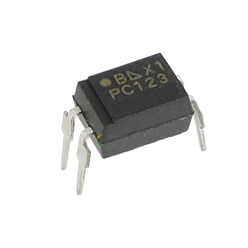 10 piezas PC123 DIP4 Transistor de salida optoacopladores fotoacoplador plomo