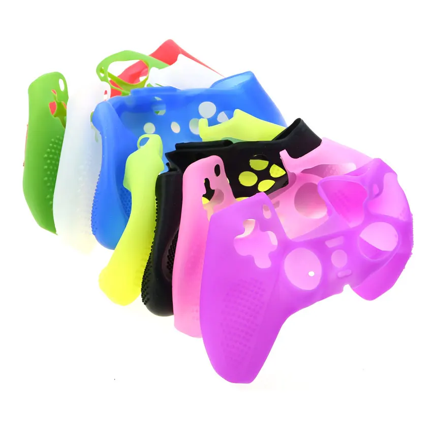 YuXi Soft Silicone Case Protective Cover Skin Rubber Joysticks Cap for PS5 Controller Gamepad ThumbSticks Grips