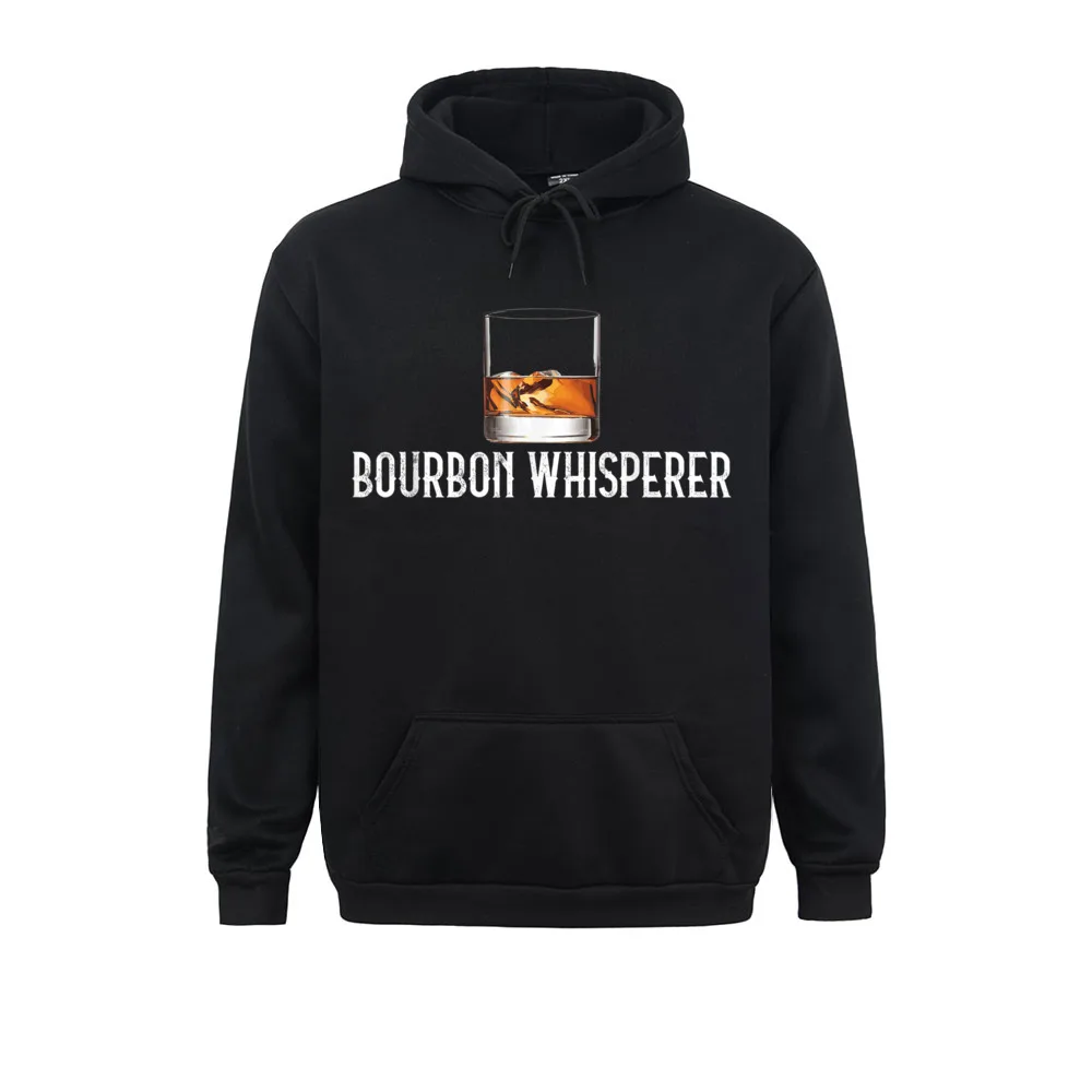 Slim Fit Bourbon Whisperer Funny Whiskey Gifts With Sayings Sweatshirts For Men Special Winter Hoodie Long Sleeve Sportswear