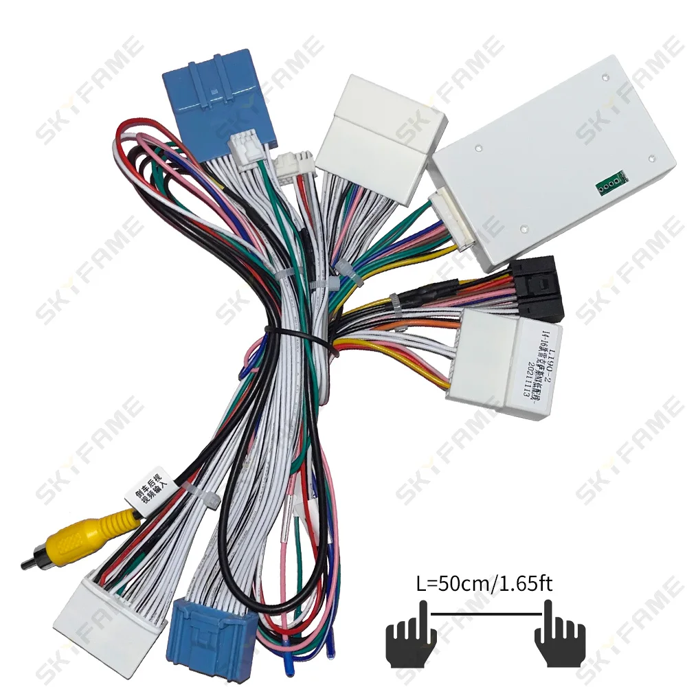 SKYFAME Car 16Pin Android Radio Stereo Wiring Harness With Canbus Box Decoder For Lexus NX200 Z10 NX 200 2014-2020