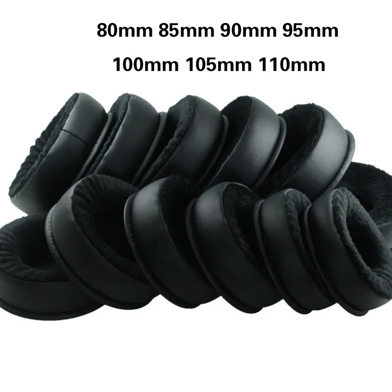 80mm 85mm 90mm 95mm 100mm 105mm 110mm Ersatz Schaum Ohr Pads Kissen Samt ohrpolster für Beyerdynamic/Sennheiser/Sony/razer