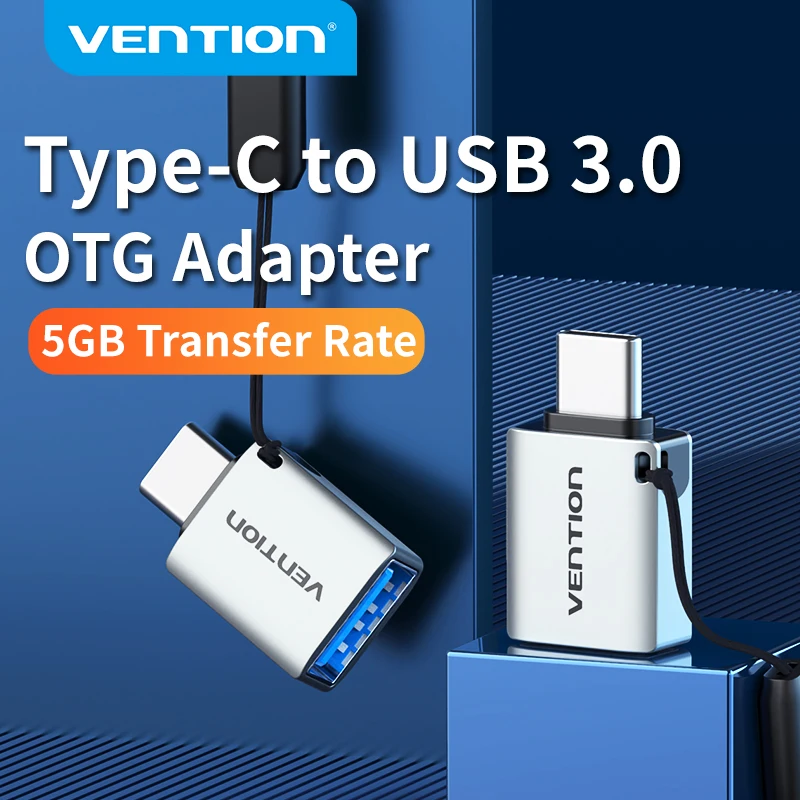 Vention USB C Adapter Type C Male to USB 3.0 2.0 Female OTG Cable for Macbook Pro Huawei Mate 30 4 Samsung S10 USB OTG Connector