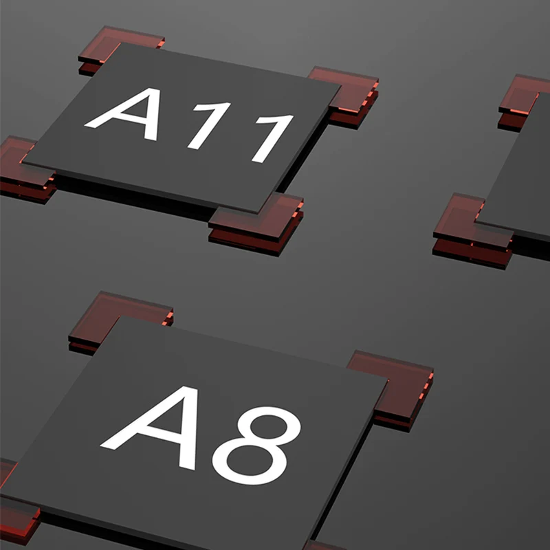 50 개/몫 IC 칩 Reballing 고정 스티커 고온 저항 3D 빠른 고정 홀더 솔더 페이스트 위치 스테이션