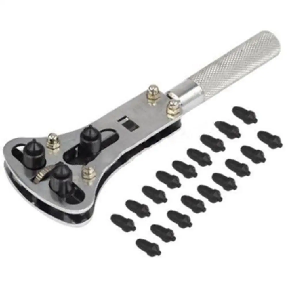 50% HOT SALES！！！Wrist Watch Case Opener Adjustable Screw Back Remover Wrench Repair Tool