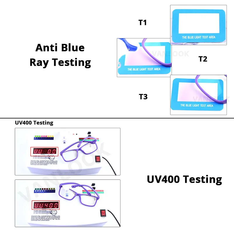 VANLOOK Glasses for Girls Boys Kids Teenage Anti Glare Blue Light Blocking Screen Children's Computer Gaming Silica  w/ Case