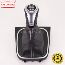 For volkswagen VW EOS 2006 2007 2008 2009 2010 2011 Car-styling car 6 speed Gear shift knob pu leather Boot