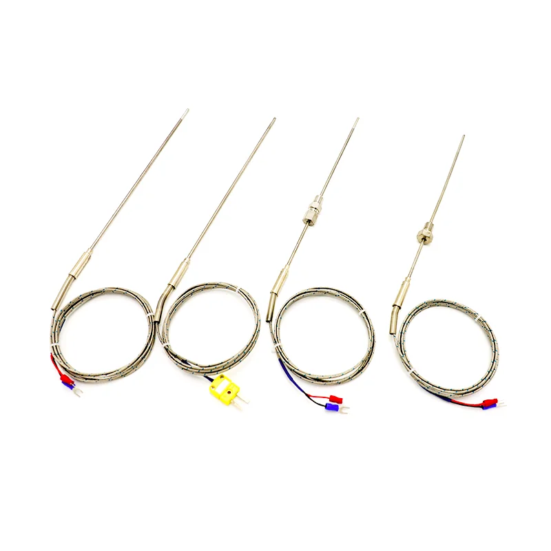 WRNK-191 K Type Thermocouple Connector Flexible Probe PT100/E/J Temperature Sensor