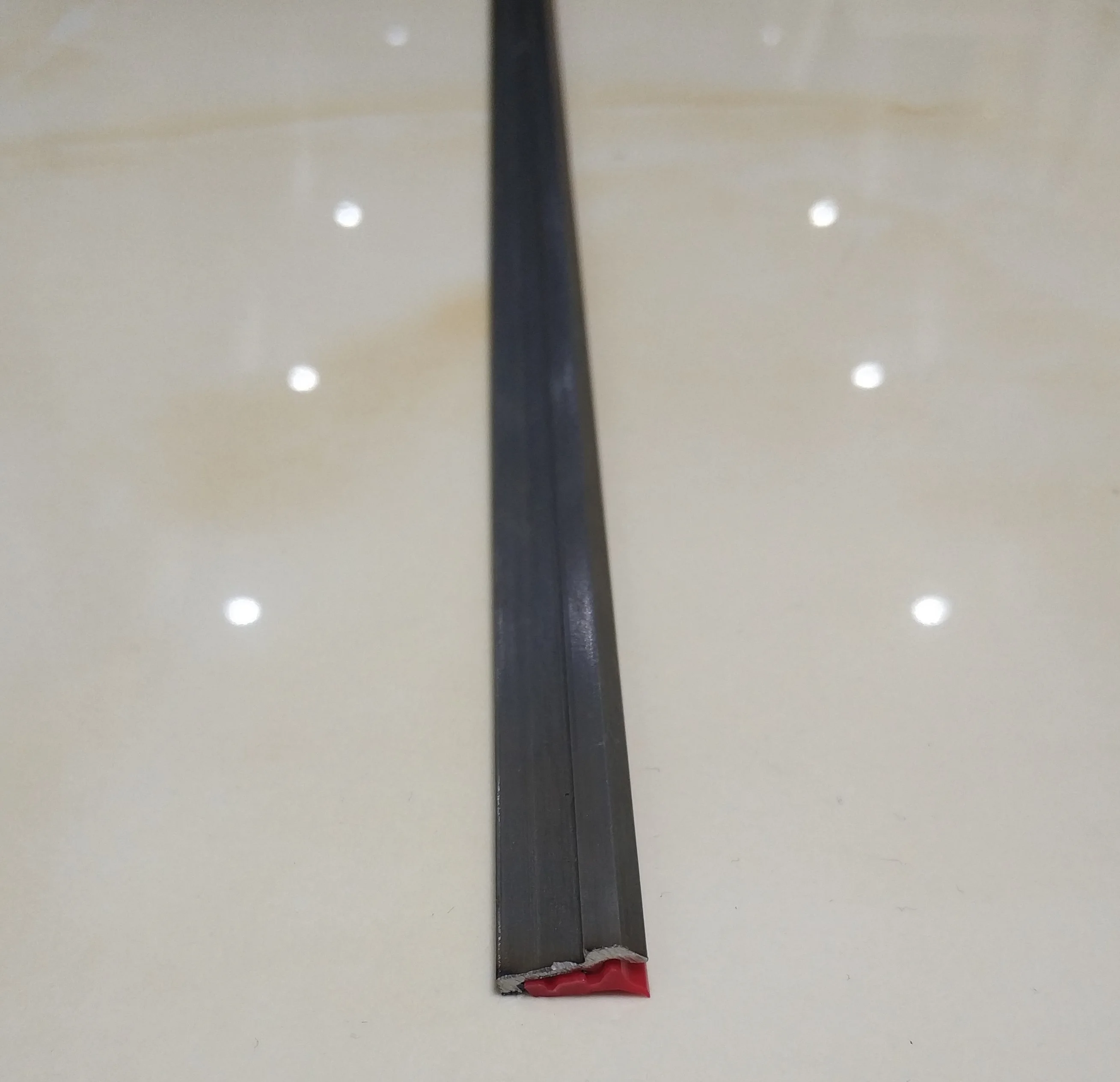 Guide way wipers,frame + red polyurethane rubber,0.5 meter/piece x 2 pcs
