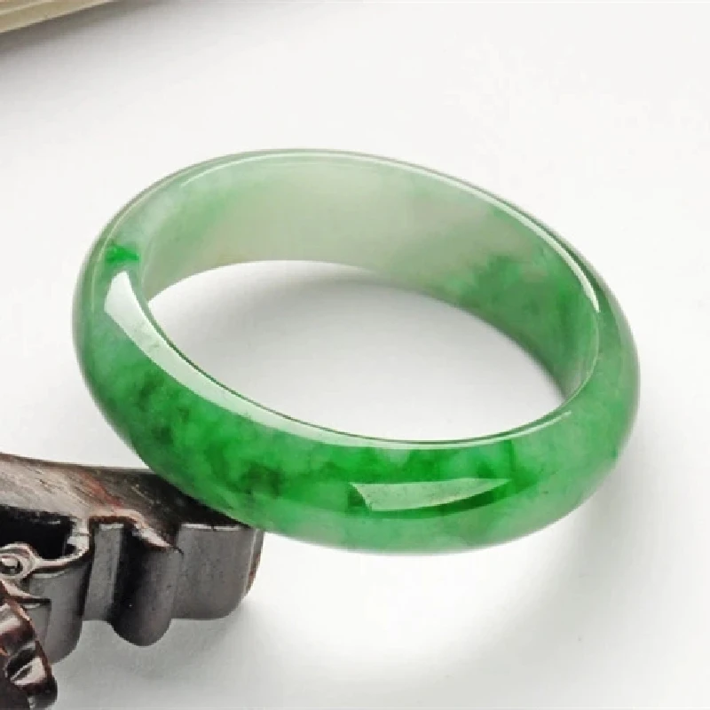 

Hot Real Rare Colour Original Ecological Pattern Hand Carved Jade Bangle Jewelry