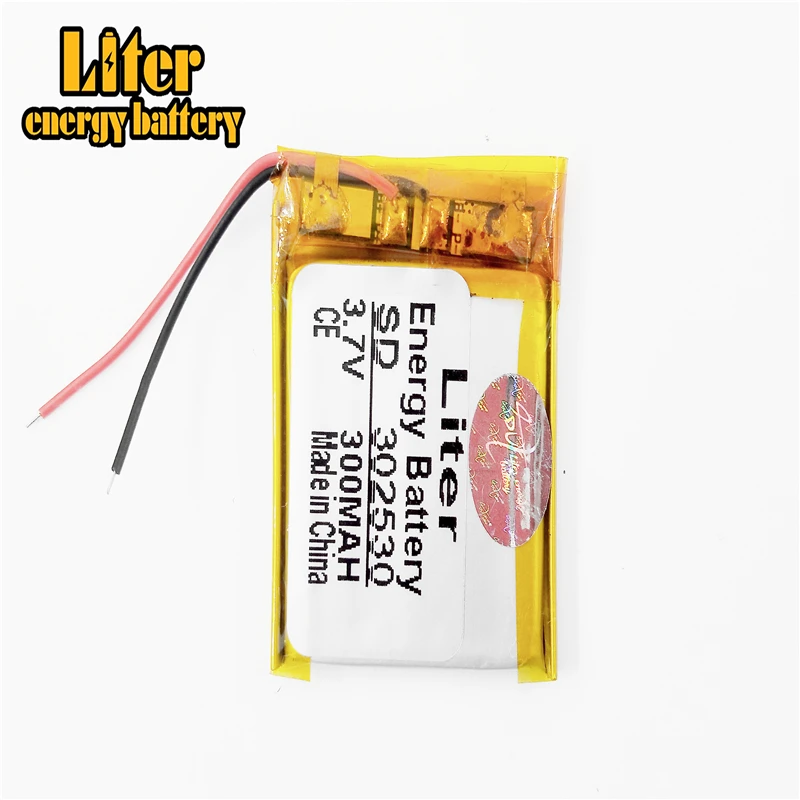 3.7V 300mAh 302530 litowo-polimerowa bateria litowo-jonowa akumulator do Mp3 MP4 MP5 GPS PSP