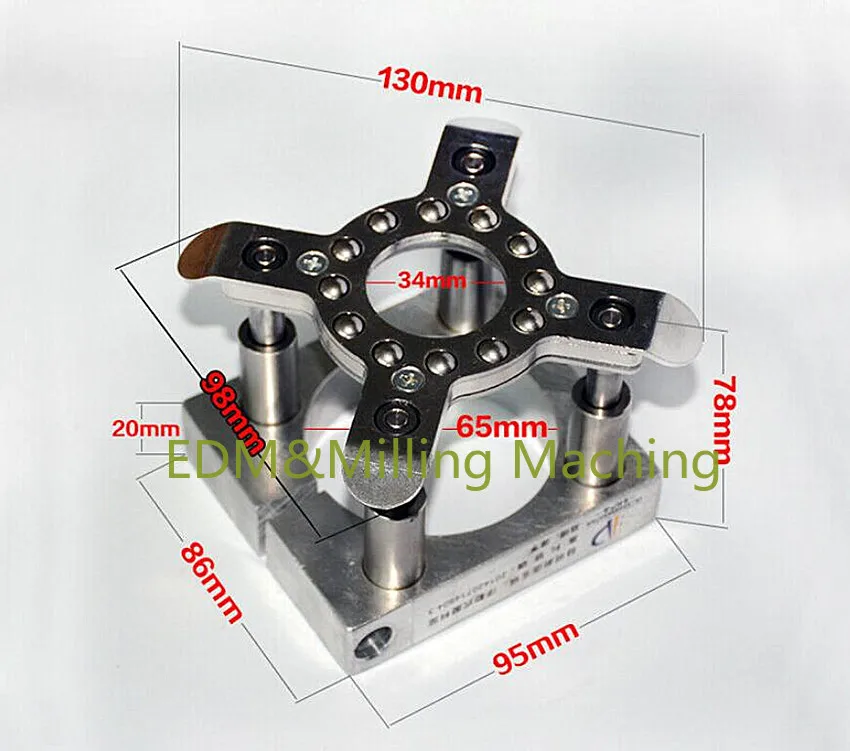 1PC High Quality Milling Machine 65MM Automatic Fixture Clamp Plate Device For CNC Router Spindle Motor DURABLE