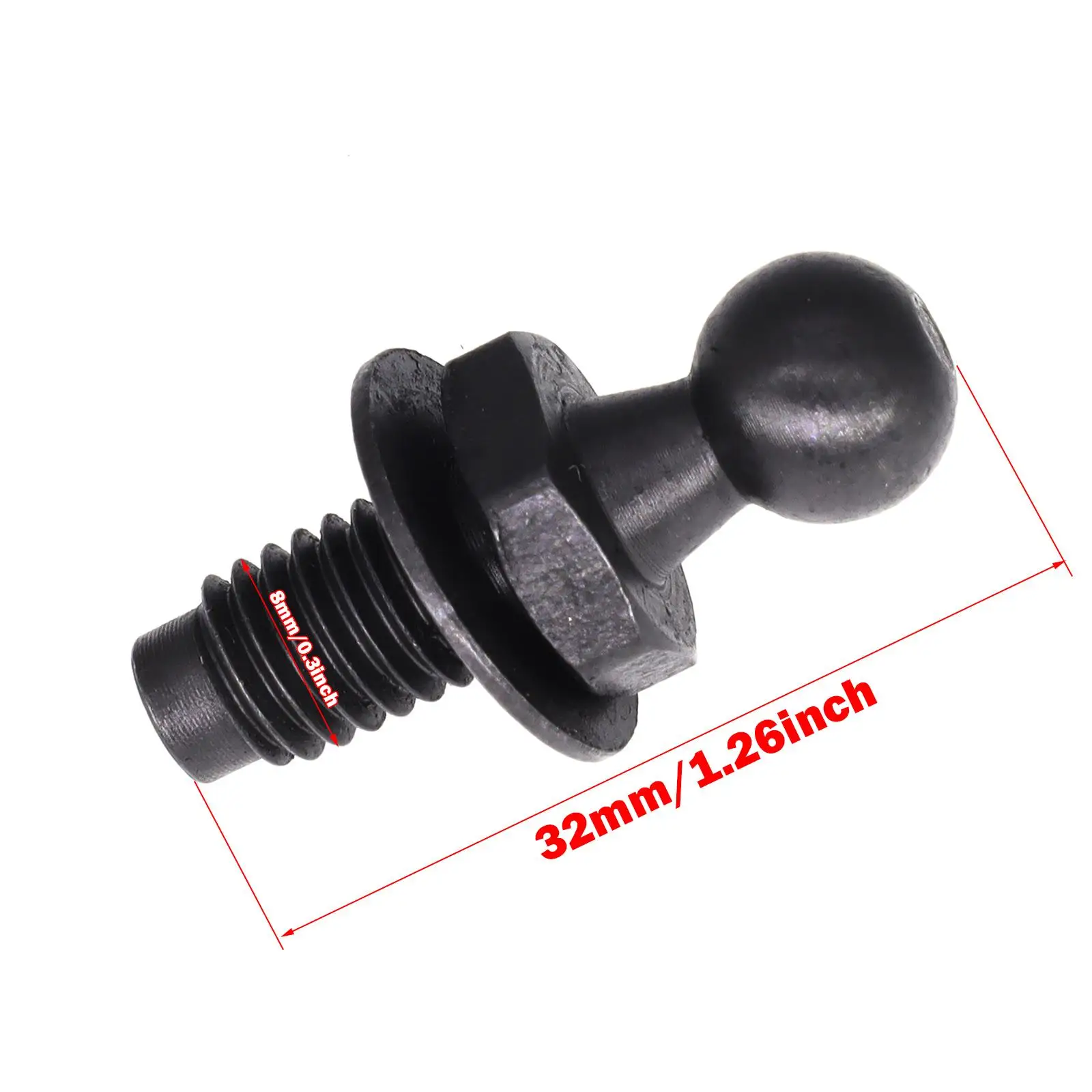 2X For VW Golf MK3 MK4 MK5 MK6 MK7 Rabbit Bonnet hood tailgate trunk lid screw Connector Support strut ball stud pin 1J6827439A