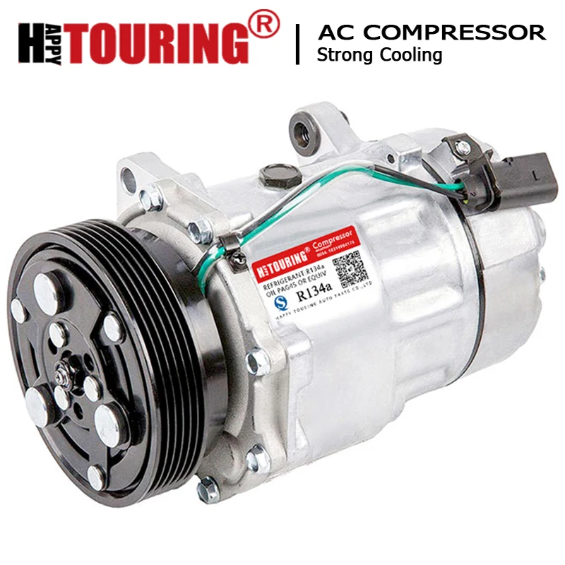 

SD7V16 AC Compressor For VW Golf 2.0L 1993 to 1999 VW Cabrio 1995 to 2002 VW JETTA PASSAT 1H0820803D 1H0820803DX 1J0820803D