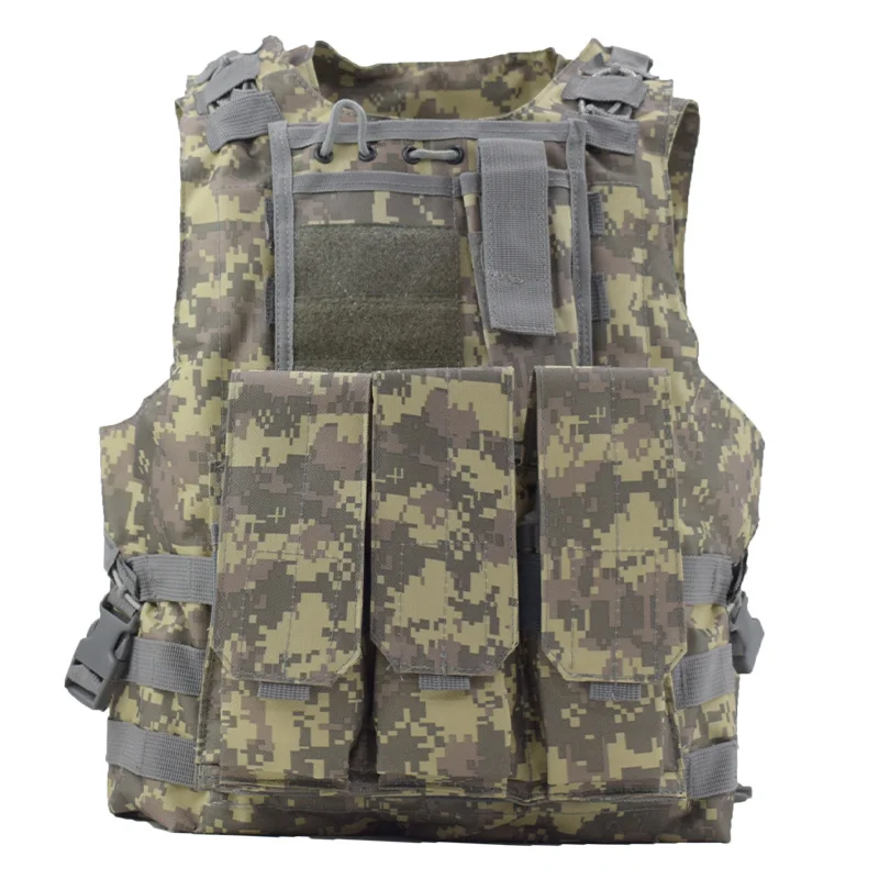 Military Hunting Tactical Vest Gear Plate Carrier Vest Paintball Equipment Outdoor Airsoft Combat Body Armor Molle Assault CS V