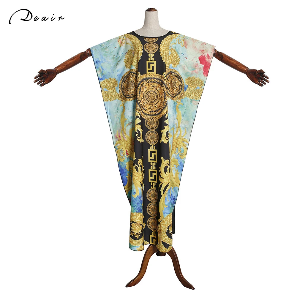 African Dresses For Women Dashiki Long Maxi Dress Loose Summer Vetement Femme 2021 Traditional Africa Clothing Fairy Abaya