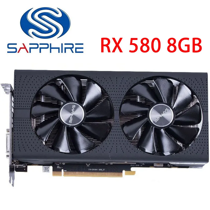 

SAPPHIRE RX580 8GB Graphics Cards 2048SP 256Bit GDDR5 Video Card for AMD RX 500 RX 580 8GB Cards DisplayPort HDMI DVI Used