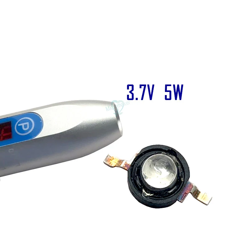 1pcs Dental Lamp Bulb for Curing Light 3.7v 5W led bulb blue color for Woodpecker DTE light cure