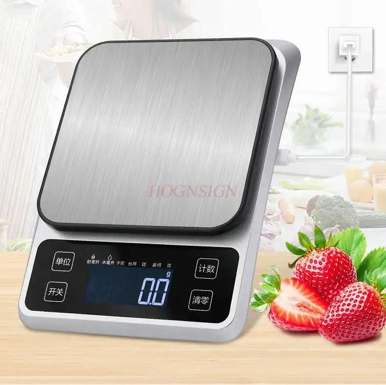 

experiment equipment Precisely charged kitchen electronic scales for home baking weighing food weighing weight