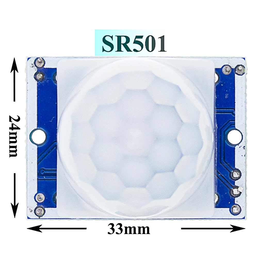 1ks HC-SR501 SR501 přizpůsobit IR pyroelectric tepelné záření PIR hnutí senzor detektor modul