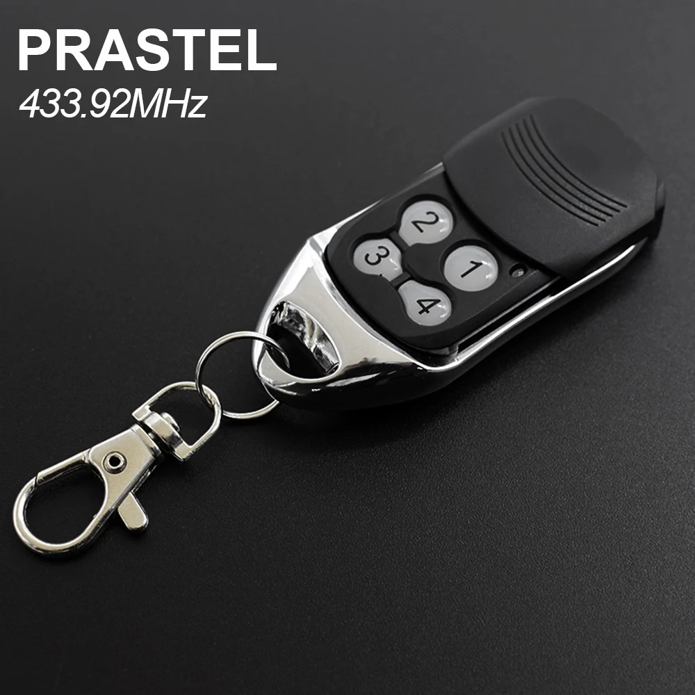 PRASTEL TC4E / MPSTP2E Garage Remote Control 433.92MHz Rolling Code Gate Keychain