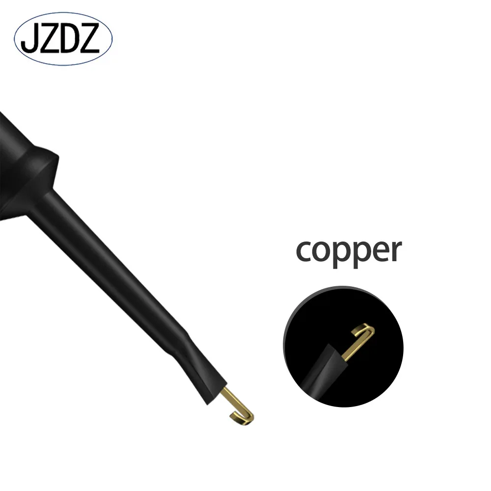 Jzdz 10 Stuks Test Haak Clip Test Sonde Voor Elektronische Test Mini Grabber Pa Connector Diy Tools Accessoires J.30007