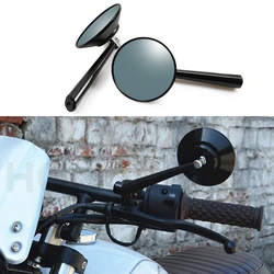 Universal ±8mm 10mm Motorcycle CNC Aluminum Rotatable Rear View Mirrors for Cruiser Scooter Triumph Cafe Racer Honda CB500X MT07