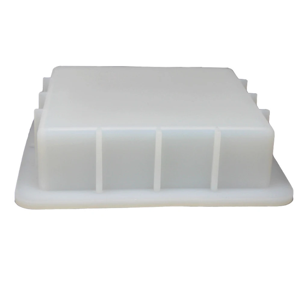 6 inch Large Square Cube Rendering Soap Silicone Molds DIY Toast Loaf Soap Making Mould Handmade Soap DIY Crafts Soap Decorating