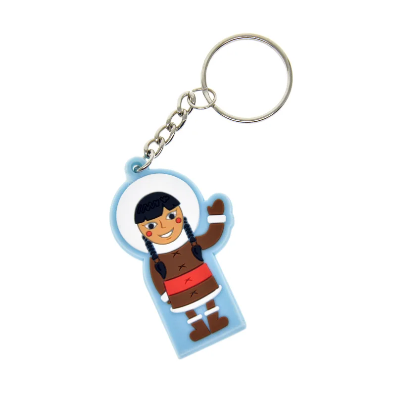 Custom 3D Soft PVC Keychains for Promotional Gifts - Personalized Design Customizable Keyring