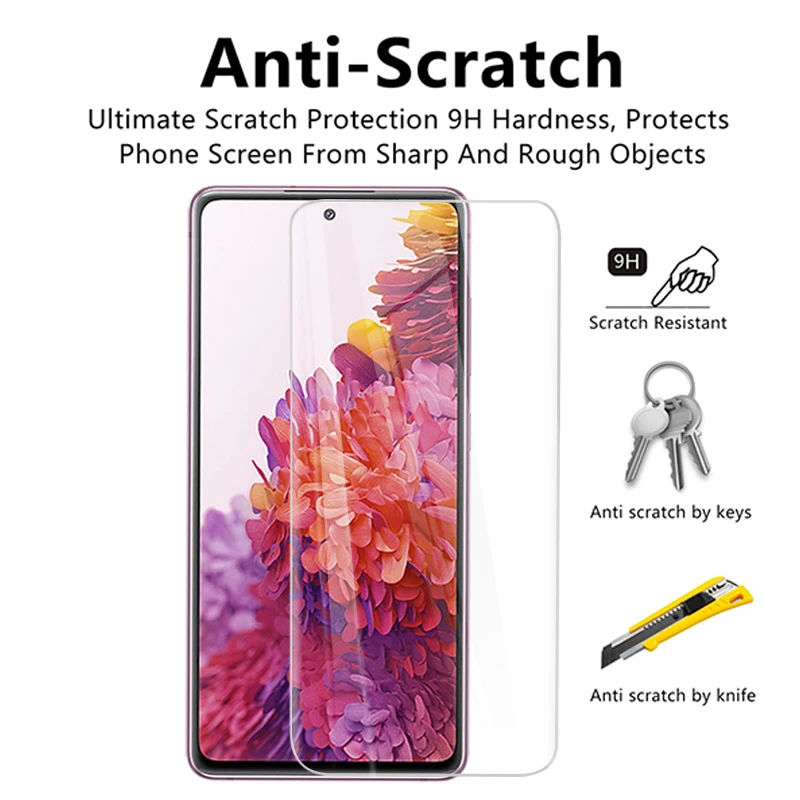 3 pçs vidro temperado para samsung galaxy s20 fe 4g 5g protetor de tela para samsung s20 fe samsun s20fe 4g 5g vidro protetor