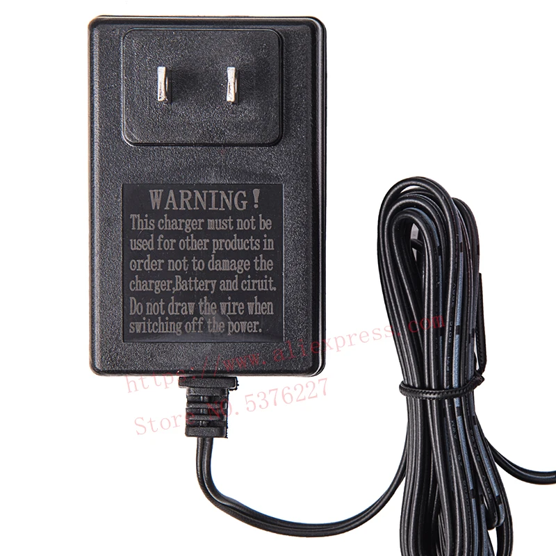 12v0.9a carregador universal das crianças com furo quadrado brinquedo de carro de equitação elétrica fonte de alimentação da bateria