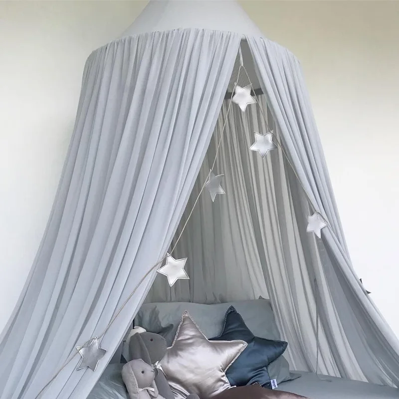 

Chiffon Mosquito Net Baby Kids Princess Bed Canopy Bedcover Anti-Mosquito Repellent Insect Curtain Bedding Round Hung Dome Tent