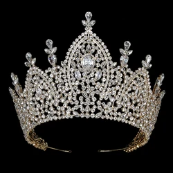 Hadiyana New Luxury Tiara Bridal Crown for Women 2019 Wedding Hair Accessories Royal Zirconia Imperial Crowns Jewelry BC3200